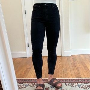 Everlane The Curvy High Rise Skinny Jean Black Size 25